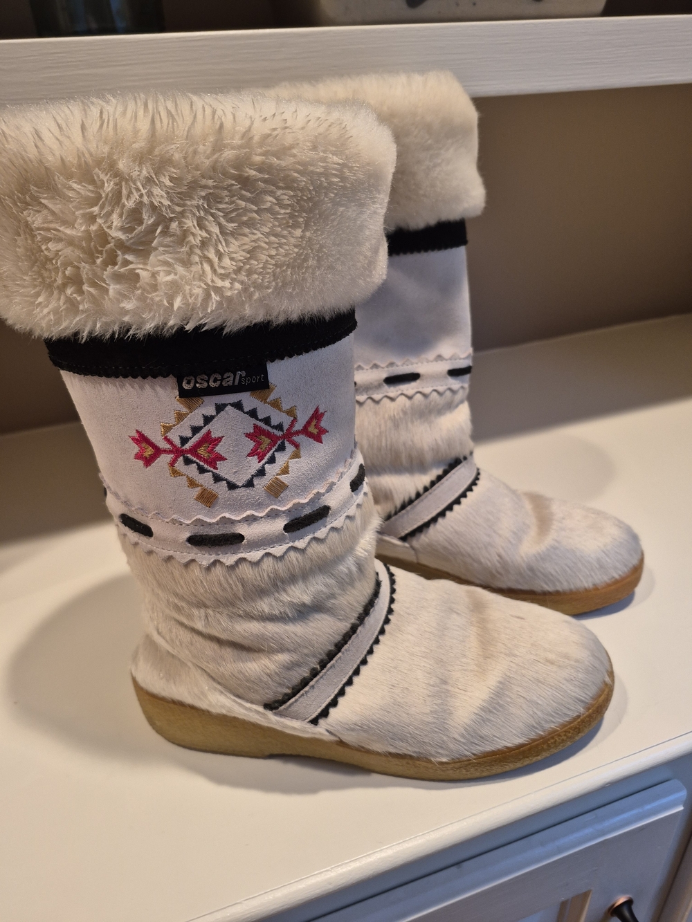 Gorgeous Oscar de La Renta Christina Apres Ski Winter Boots 39 8.5